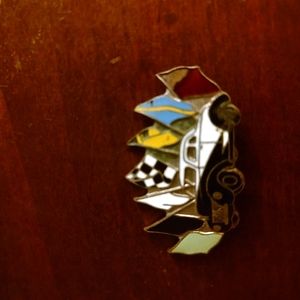 Racing pin.